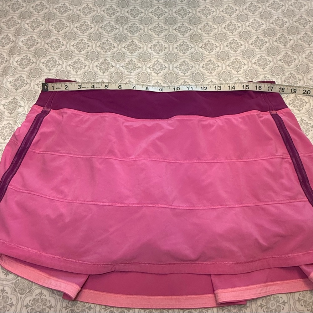 LULULEMON Pace Rival Skort Pink Paradise Size 12 - Picture 14 of 16